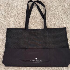 Kate Spade Black Mesh Tote